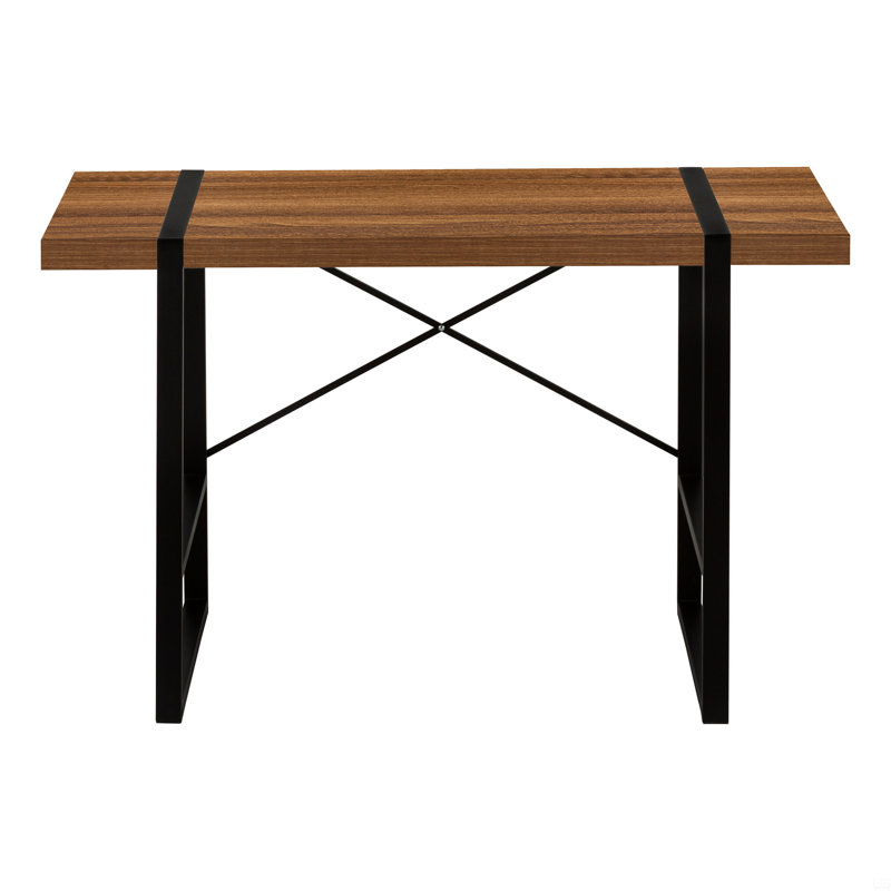 Computer Desk, Home Office, Laptop, Dark Brown