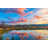 Sunset Lake Reflections At Dusk With Cloudscape,CA by Ron And Patty Thomas - No Frame Art Prints on Canvas-744138401