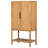 Sophisticated Oak Veneer Cabinet with multiple storage functions,Suitable for Study,Entryway, Hallway, Living Room, Foyer-1864713203