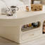 Table basse moderne simple de style crème