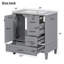Armoire de meuble-lavabo moderne 30 po avec lavabo et rangement-569088332-569088336