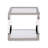 Abubakary Glass Top End Table