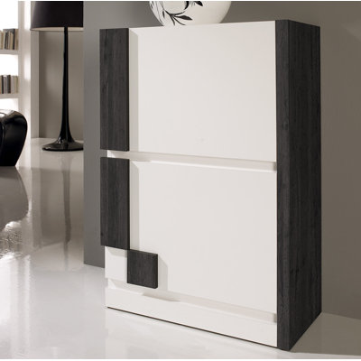 16 Pair Shoe Storage Cabinet