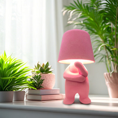 7'' Creative Table Lamp – Nightstand Lamp For Bedroom, Nursery, Living Room, Cute Small Bedside Lamp Perfect Gift And Decor