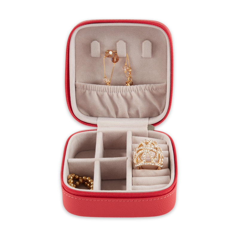 Boîte à bijoux Ava, Rouge