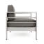Patio avec structure en aluminium - siège kaki de 10,00 po de hauteur d'eau - extérieur 26,75 po de profondeur, charge de 600 lb