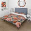 Ensemble de housse de couette Collage Of Scarlet Blooms-329776138