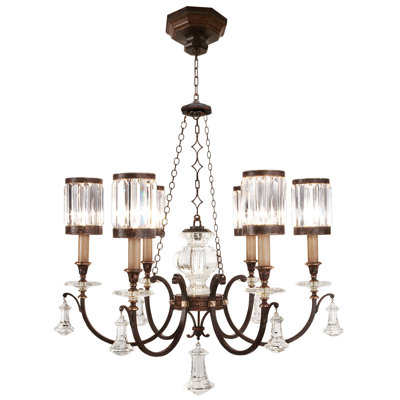 Eaton Place 6 - Light Glass Chandelier