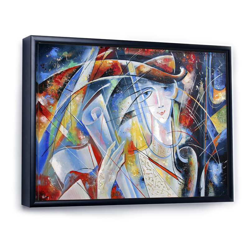 «Creative Inspiration from The Poet», reproduction sur toile, H 30 po x l 40 po, Cadre flottant noir