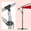 Piqua 300cm Lighted Market Parasol-240736460