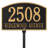 Legacy 2-Line Lawn Address Sign-588935889-588935879