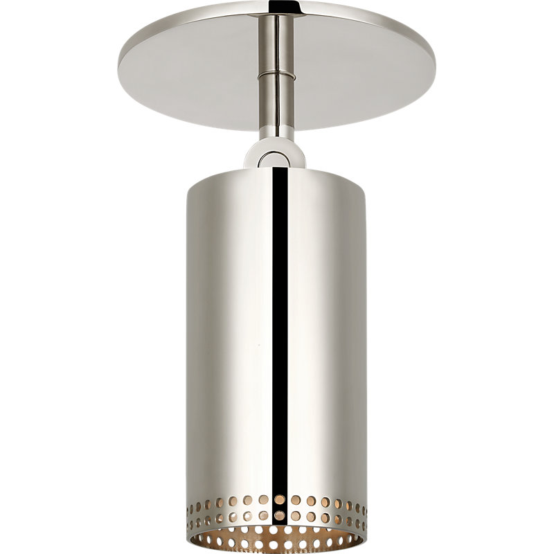 Kelly Wearstler 1 - Light LED Spotlight, Polished Nickel