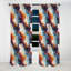 Orange Galactic Dreams Marble Dreams - Rideau occultant en marbre marbre abstrait - 1 panneaux-107539475
