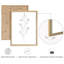 Reproduction florale encadrée pour décoration florale - 12 po x 16 po-116561294-116561290