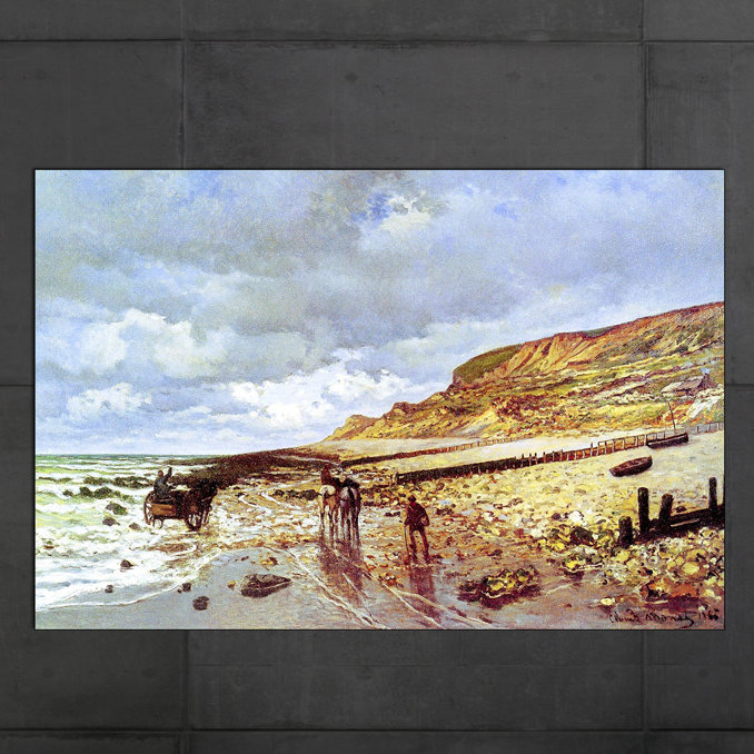 Claude Monet - Wrapped Canvas Painting, 90cm H x 135cm W x 1.8cm D