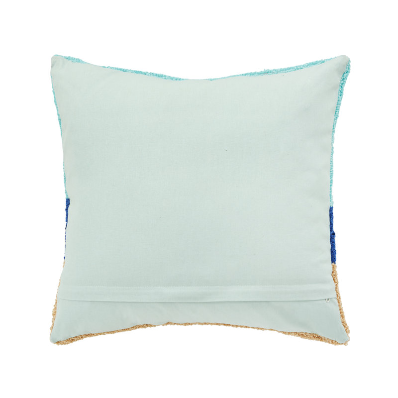  Ocean Adirondacks Hooked Throw Pillow
