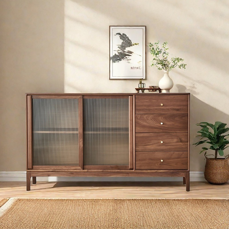 Exquisite Storage Cabinet Sideboard Large Capacity, 39.4" H x 55.1" W x 15.7" D