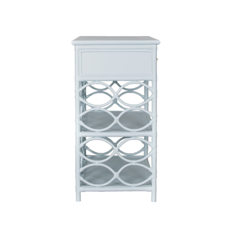 Manning End Table, Light Blue