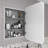 Stainless Steel Recessed Framed Single Door Medicine Cabinet with Adjustable Shelves-69957700