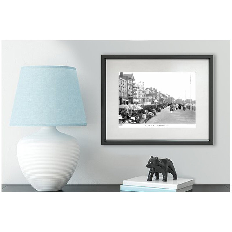 Weymouth, the Parade 1923 1 Piece Single Picture Frame Wall Art, 45cm H x 60cm W x 2.3cm D