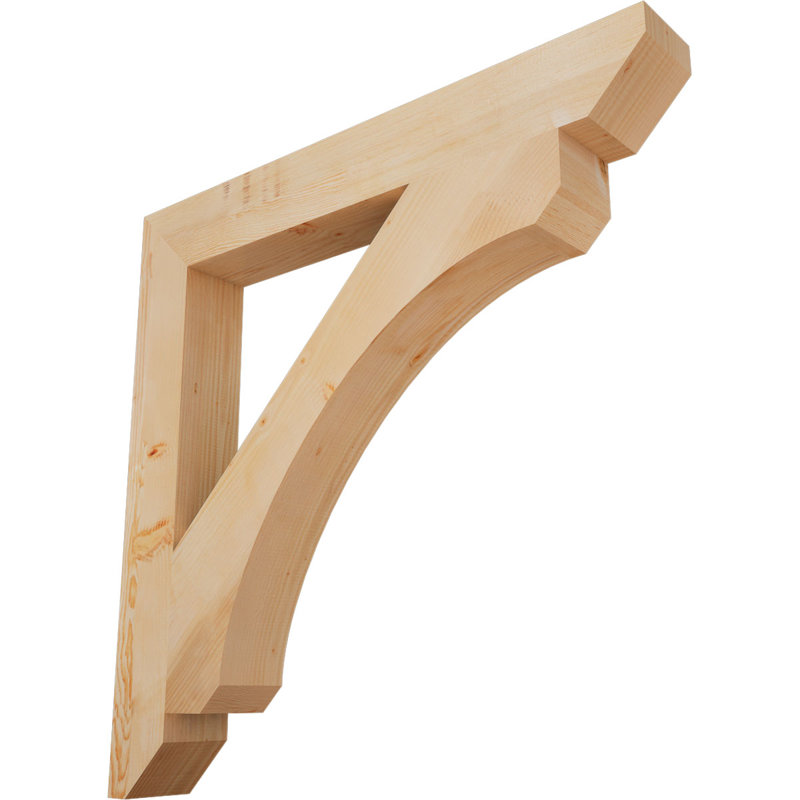 Support lisse à lattes Legacy, Sapin de Douglas, H 46 po x l 6 po x P 46 po