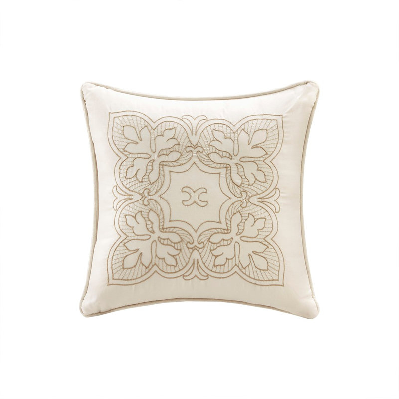 6 Piece Reversible Scalloped Edge Daybed Cover Set Cream Daybed, Cream