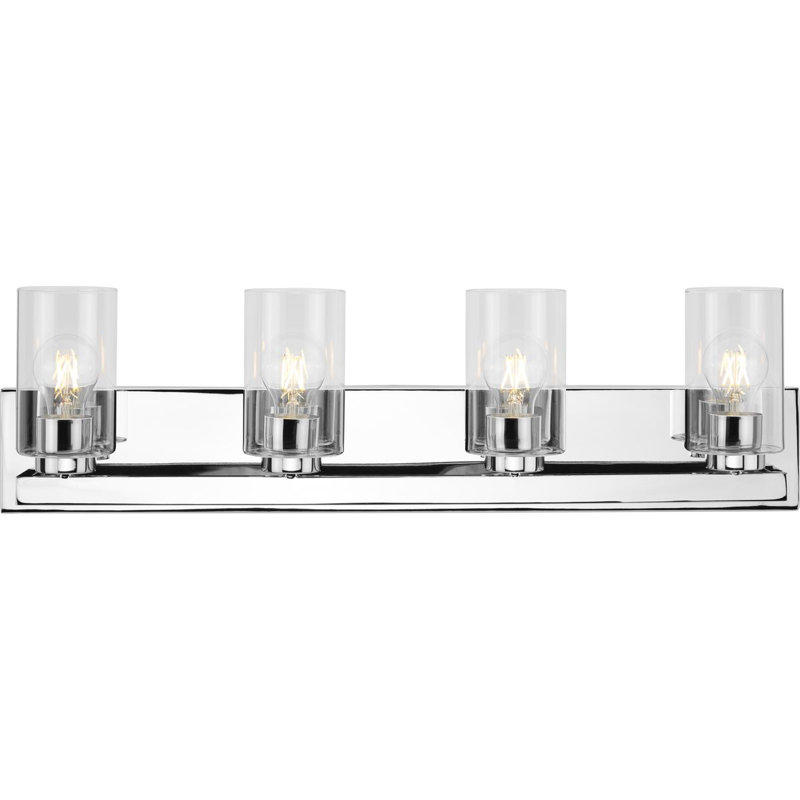 4 - Light Dimmable Vanity Light, White