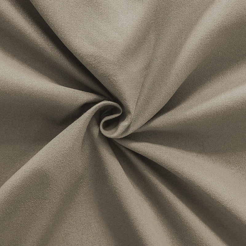 Sulltane Ultrasoft Cotton Blend Jersey Knit Fitted Sheet, Beige, Kingsize (5')