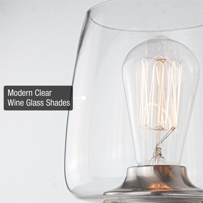Abat-jour fantaisie en verre 6 po H