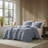 Oversized Polyester Bedding Sets, Reversible Rustic King Home Comfort