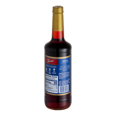 Torani Maple Flavoring Syrup 750 mL Glass Bottle WS-880362320