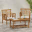 2 CHAISES CLUB CAYDON + TABLE