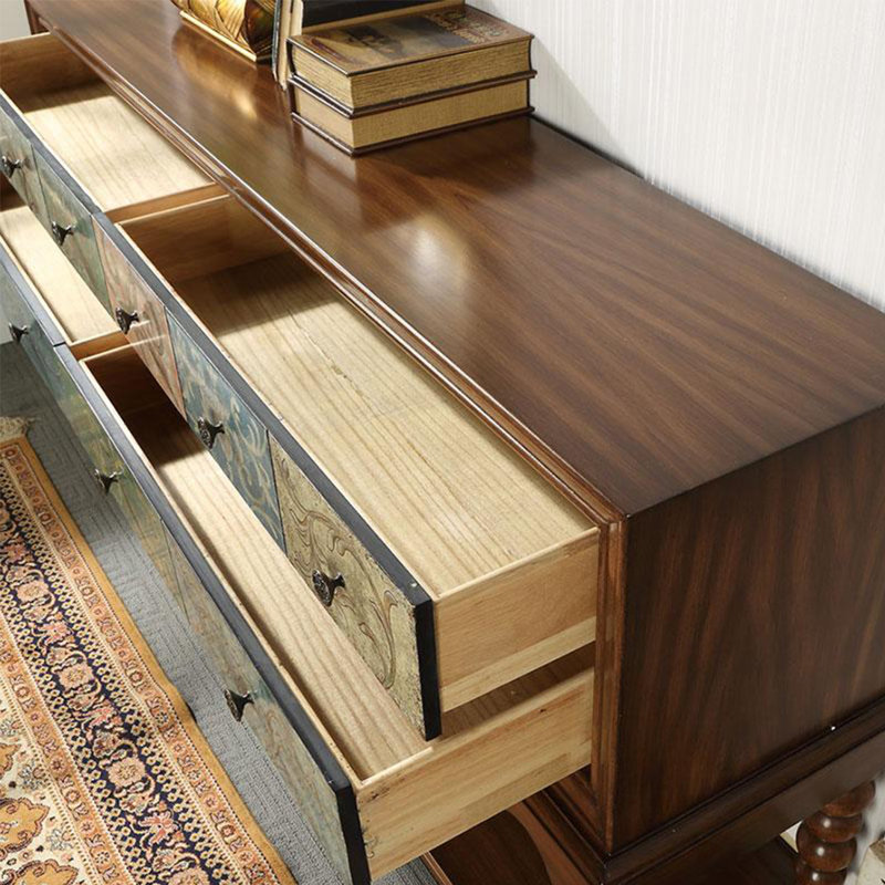 Retro entrance cabinet Multi-functional sideboard