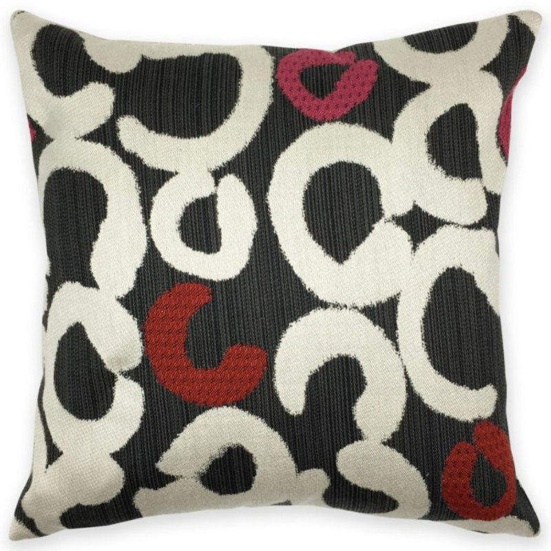 Housse de coussin carré et insert, Laque