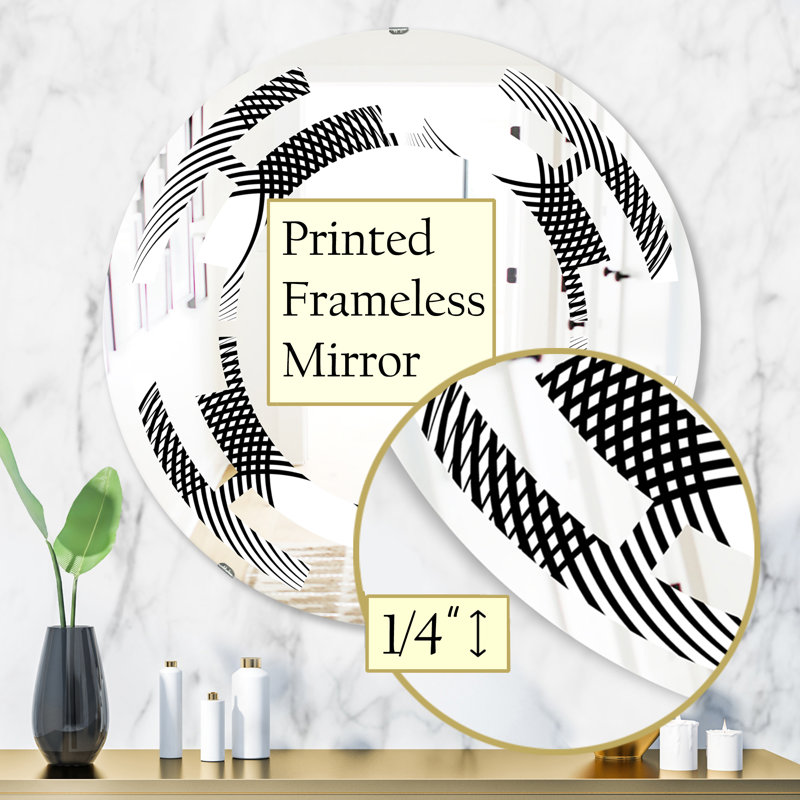 Miroir mural Space, H 31,5 po x l po