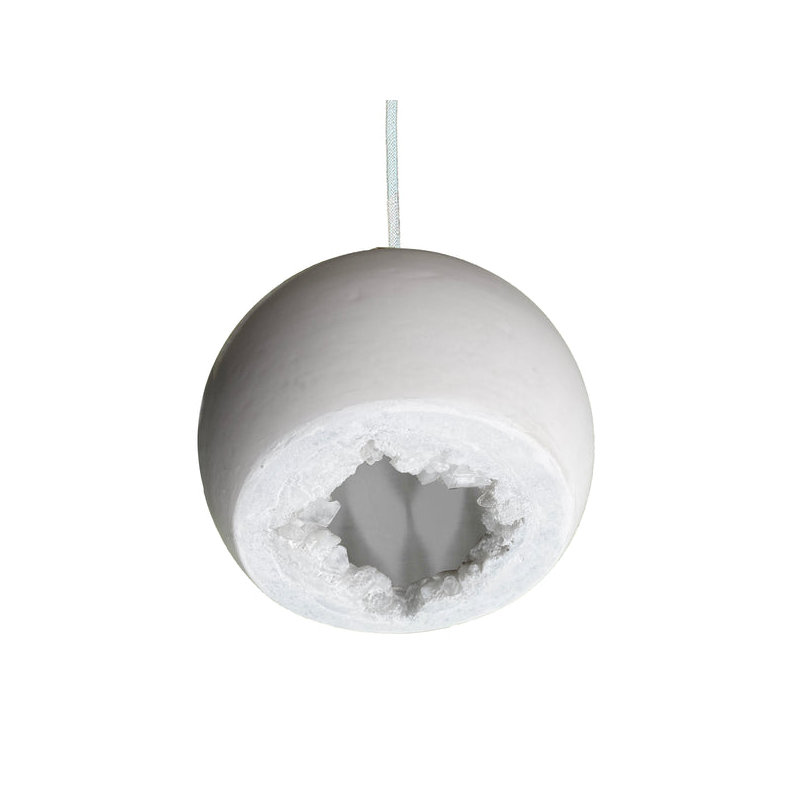 Geode 1 - Light Pendant, Matte White, Black
