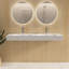 Lavabo de salle de bain mural 59,5 po