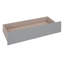Lit de jour spacieux en bois avec rangement pour la chambre des enfants - Style gris chic