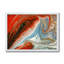 Or rouge et marbre bleu - reproduction d'art sur toile-51145740-51145748