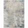 Alsup Abstract Modern Machine Woven Area Rug in Blue/Gray