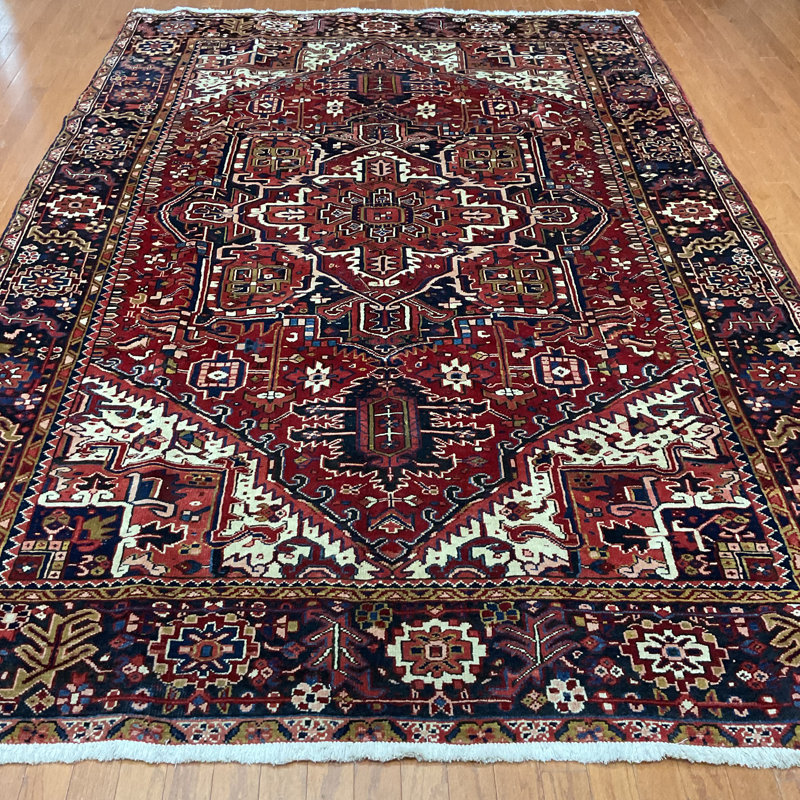 HERAT ORIENTAL Handmade Heriz Wool Rug