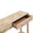 Wilfred Coastal Wood and Jute Storage Console Table, White Wash