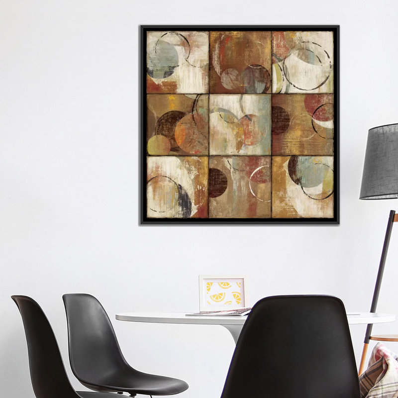 «Impact», impression sur toile, H 18 po x l 18 po x P 1,5 po, Toile avec cadre noir, Pas de tapis