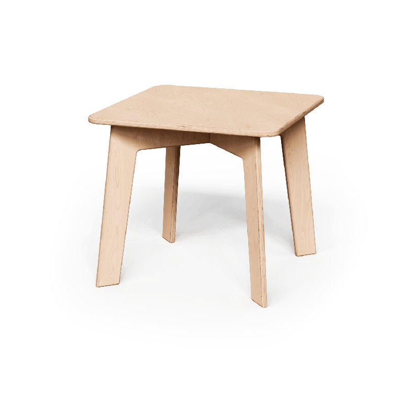 Square Group Table, 21.50" H x 27.30" L x 27.30" W