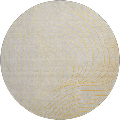 Premium Machine Washable Mayfield AMF2107 Swirls Rug