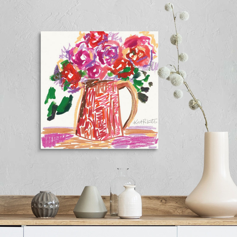 Reproduction d’art sur toile, "Give yourself some credit" par Kait Roberts, Toile tendue, H 16 po x l 16 po x P 1,25 po