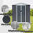 Outdoor Storage Shed With Aluminum Alloy Frame-112301290-112301296