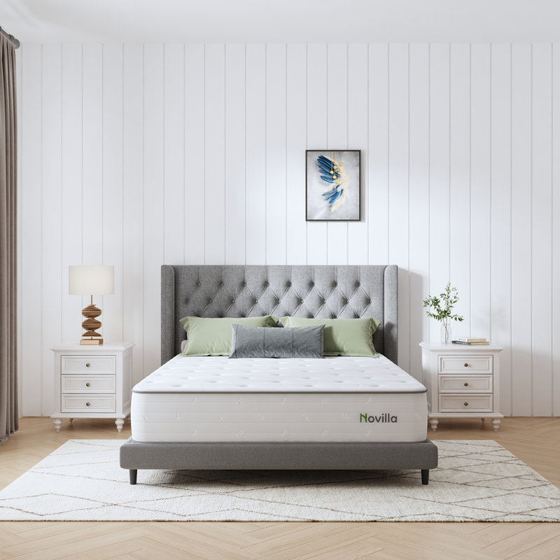 Novilla 23cm Memory Foam  Pocket Sprung Mattress, Kingsize (5' )