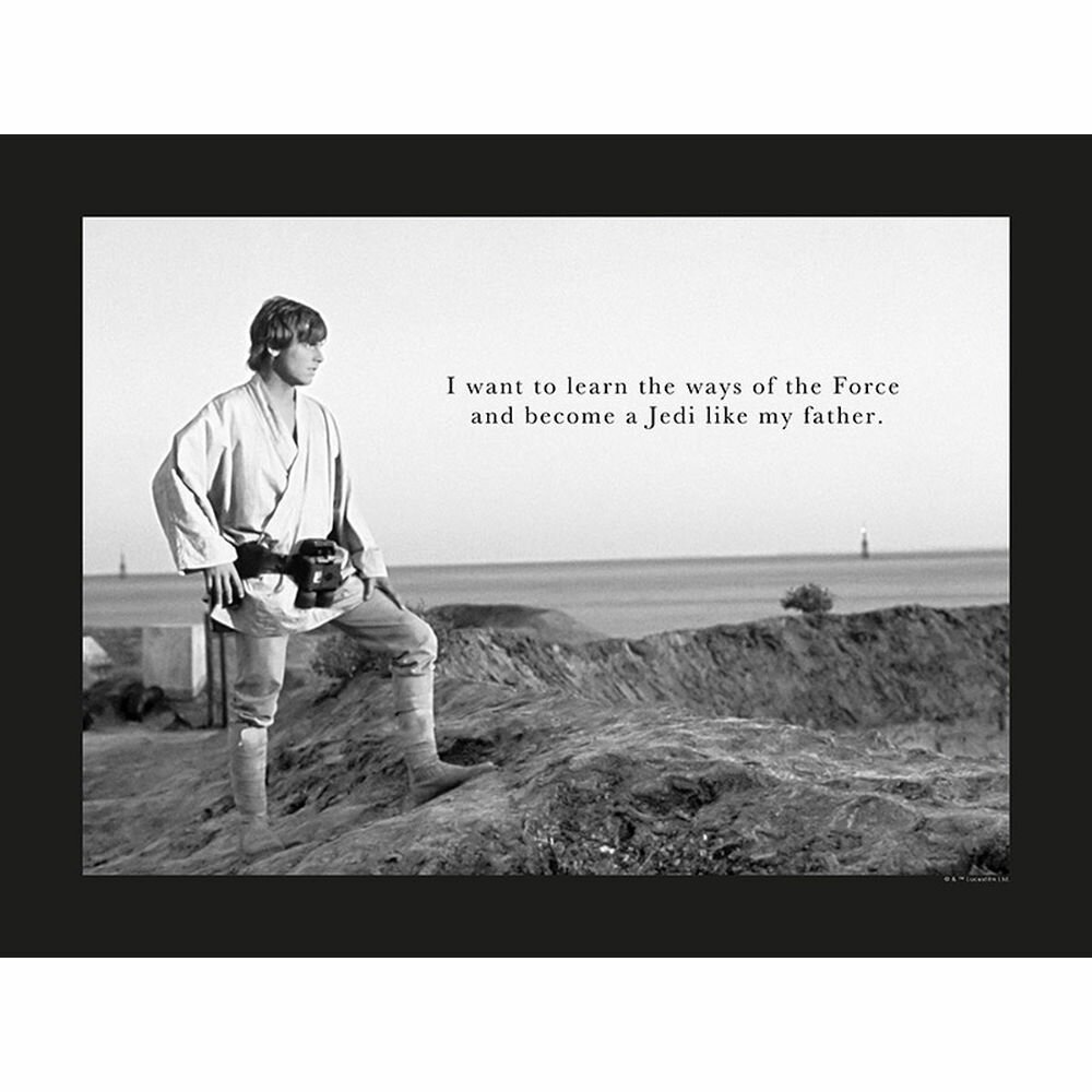 Poster Star Wars Luke Quote