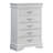 5-Drawer Vertical Chest With Textured Front & Decorative Handles-2032968174